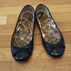 Sam Edelman Black Quilted Flats